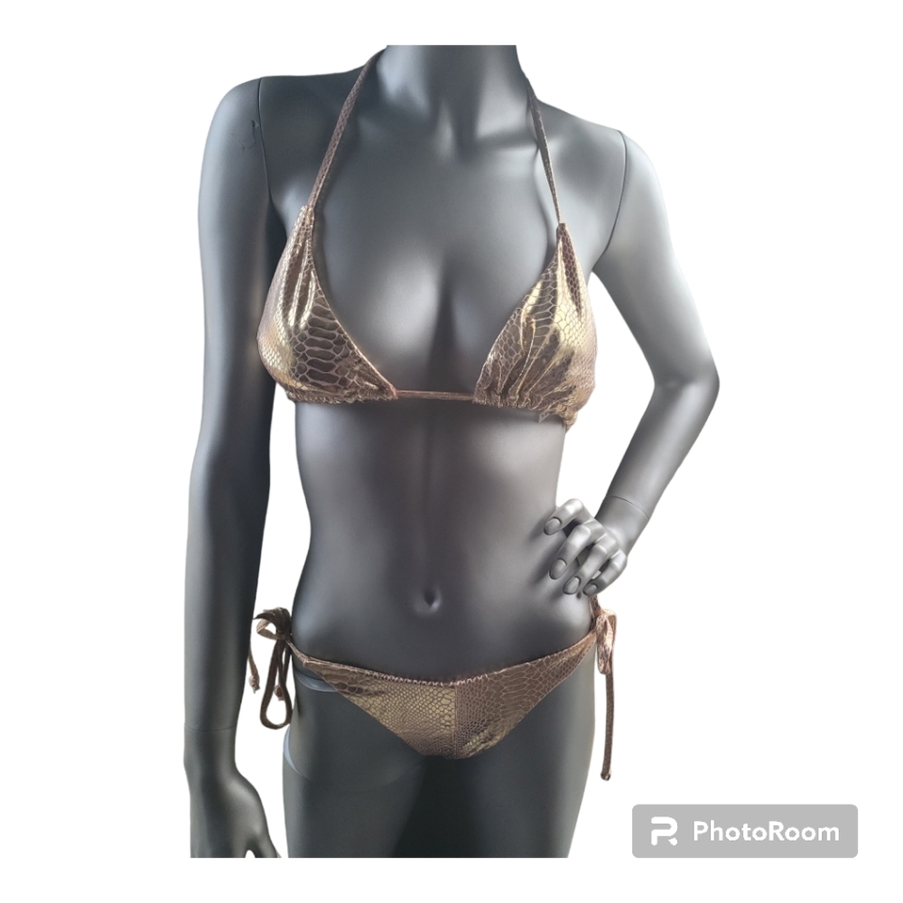 Gold Metallic Bikini